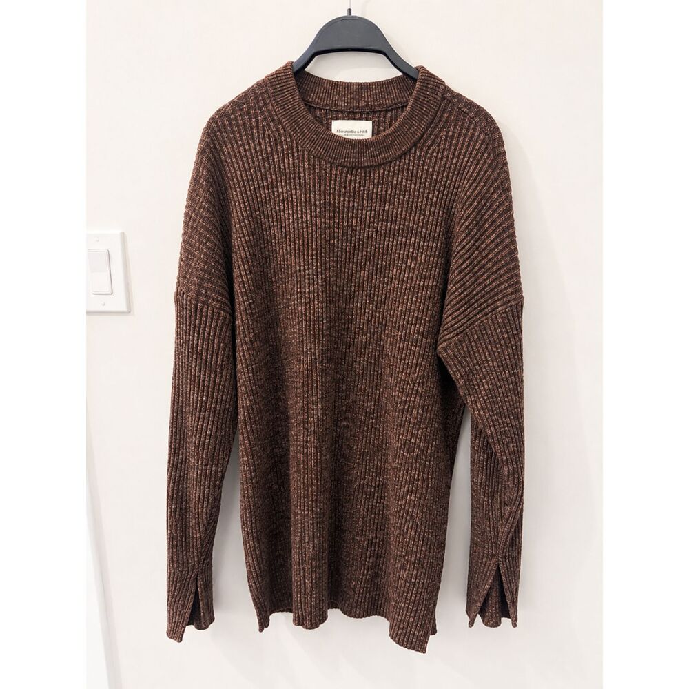 Abercrombie & Fitch Soft A&F Ribbed Pullover Sweater Size M